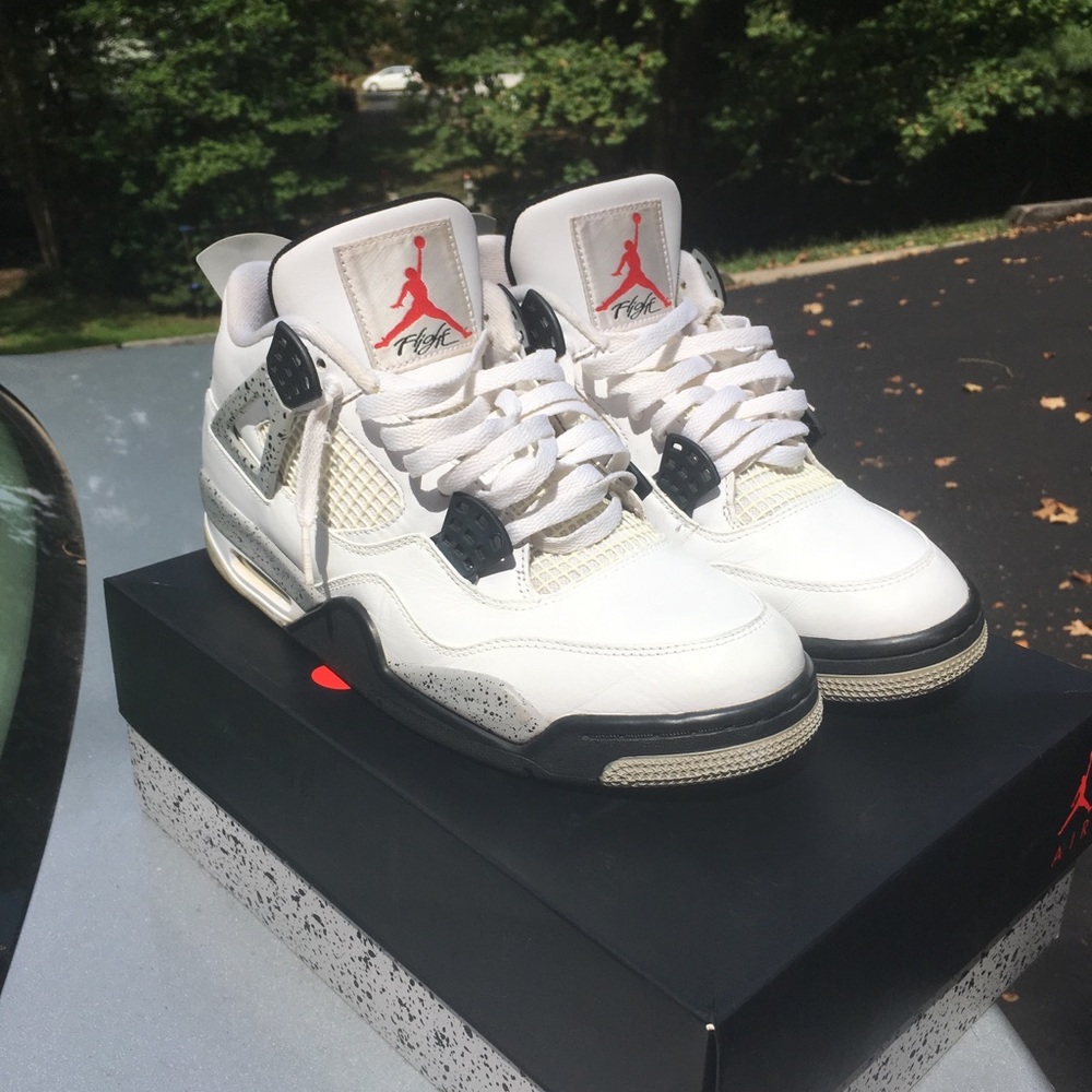 ‼️SOLD‼️ White Cement Jordan 4’s OG ALL